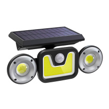 Solar Lights Outdoor 3 Heads, Romwish 80 LED 3 Modes Solar Motion Sensor Security Light with 360 Wide Lighting Angle, IP65